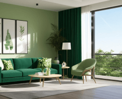 Modern home interior showcasing optimal window height for natural light