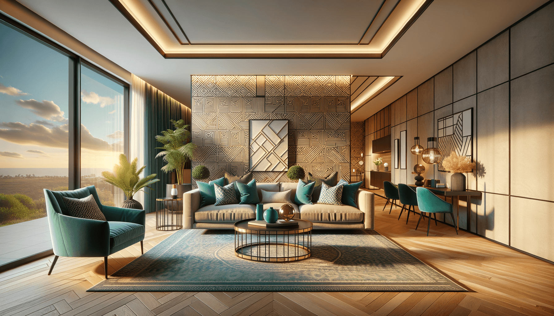 Wallpaper Accent Wall Living Room: Transform Your Space with Bold Designs