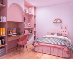 cute girl bedroom