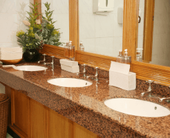 wash basin wall design