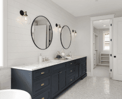 bathroom size in feet