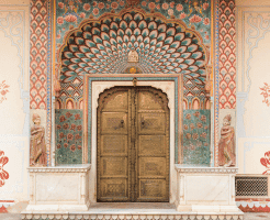 Main Door God Designs Vastu